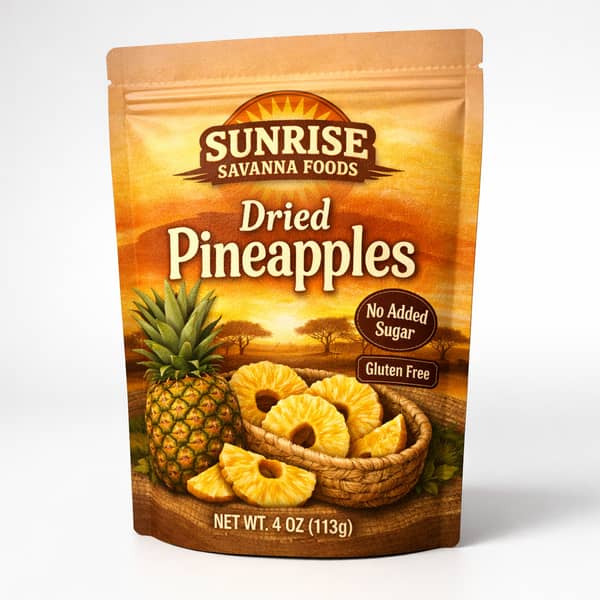 Dried Pineapple Rings & Chunks