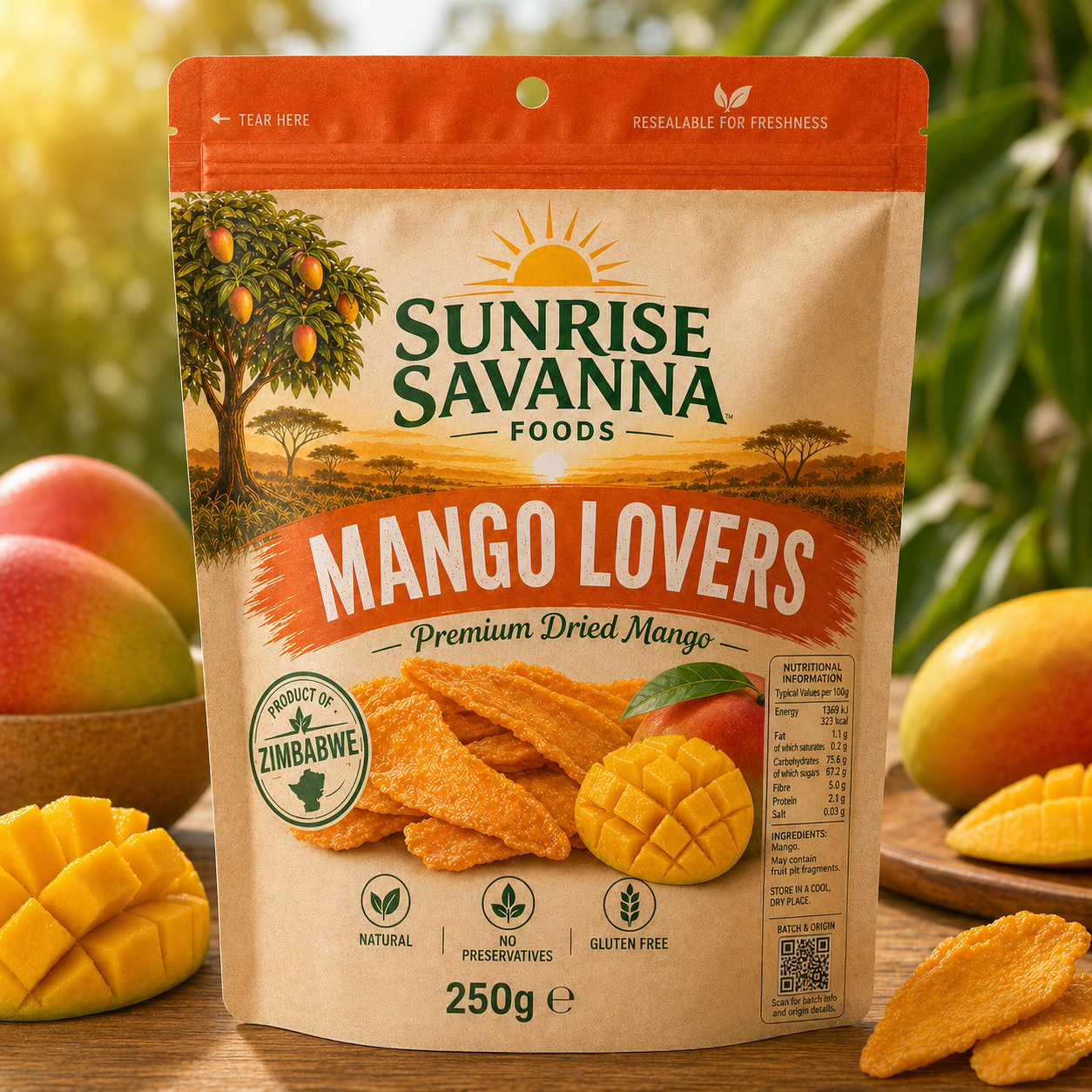 Dried Mango Slices